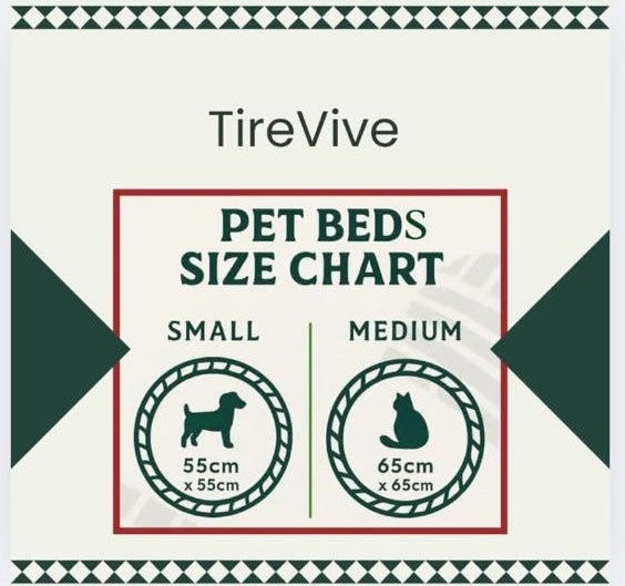 Personalized Recycled Tire Dog Bed