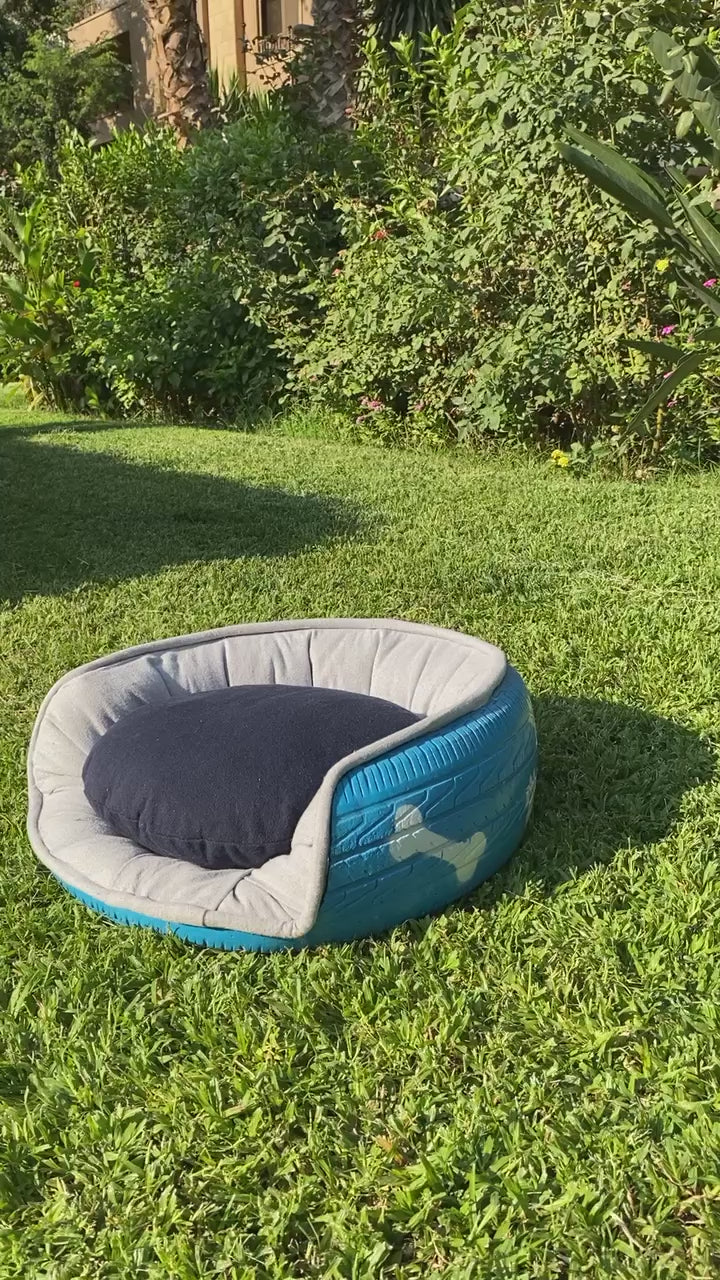 Personalized Recycled Tire Dog Bed